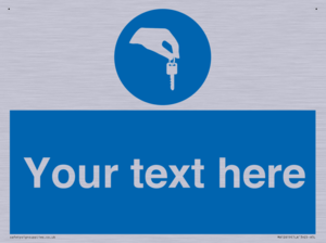 Custom Mandatory Keys Sign